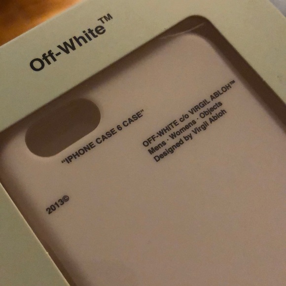 NWT Off-White c/o Virgil Abloh iPhone Case 6 Case - Picture 7 of 10